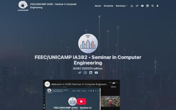 FEEC/UNICAMP IA382 - Seminar in Computer Engineering