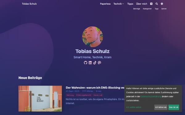 tbsch.de | Smart Home, Technik, Kram